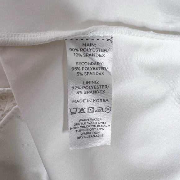 Tuckernuck | Victoria White Active Mesh Plus Size Pleated Active Tennis Dress - Picture 11 of 12